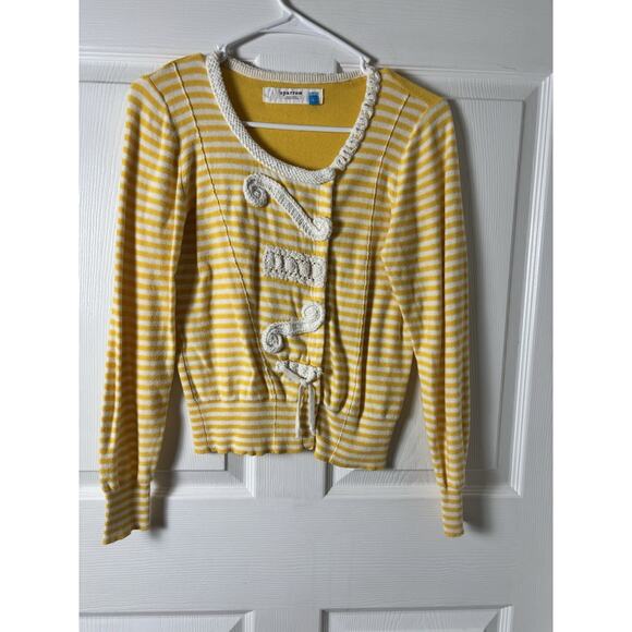NWT Anthropologie Sparrow Long Sleeve Crochet Detail Cardigan Size Large - Picture 1 of 7